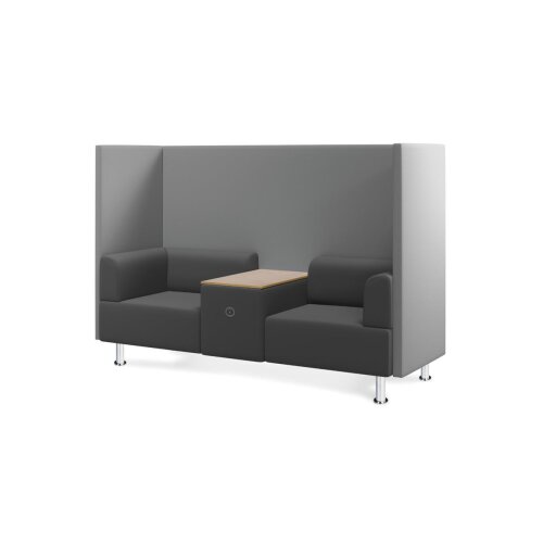 Expresslounge 2-Sitzer mit Ablage