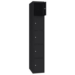 Stahl Schliessfachschrank Select 5 Fächer 300mm...