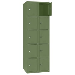 Stahl Schliessfachschrank Select 10 Fächer 300mm...