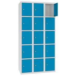 Stahl Schliessfachschrank Select 15 Fächer 300mm...