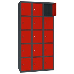 Stahl Schliessfachschrank Select 15 Fächer 300mm...