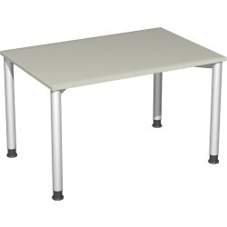 Schreibtisch Rundfuss, höhenverstellbar, 120x80 cm...