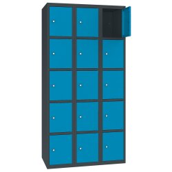 Stahl Schliessfachschrank Select 15 Fächer 400mm...