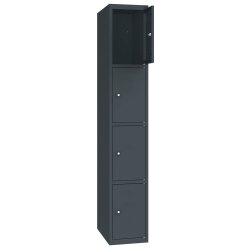 Stahl Schliessfachschrank Select 4 Fächer 400mm...