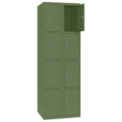 Stahl Schliessfachschrank Select 8 Fächer 300mm...