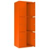Stahl Schliessfachschrank Select 6 Fächer 300mm Abteilbreite Korpus Reinorange RAL 2004 Türen Reinorange RAL 2004
