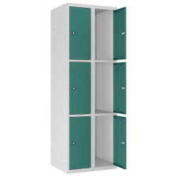 Stahl Schliessfachschrank Select 6 Fächer 300mm...