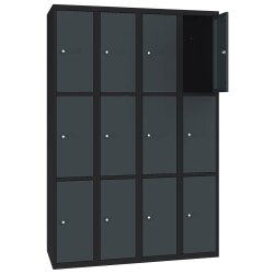 Stahl Schliessfachschrank Select 12 Fächer 300mm...