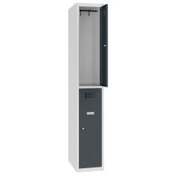 Schliessfachschrank Select 2 Fächer Abteilbreite...