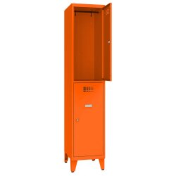 Schliessfachschrank Select 2 Fächer auf Füssen...