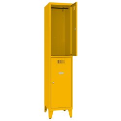 Schliessfachschrank Select 2 Fächer auf Füssen...