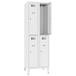 Schliessfachschrank Select 4 Fächer auf Füssen...