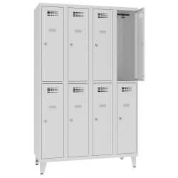 Schliessfachschrank Select 8 Fächer auf Füssen...