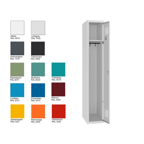 Spind Select 1 Abteil Abteilbreite 300mm