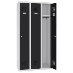 Spind Select 3 Abteile Abteilbreite 300mm Korpus...