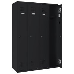 Spind Select 4 Abteile Abteilbreite 300mm Korpus...