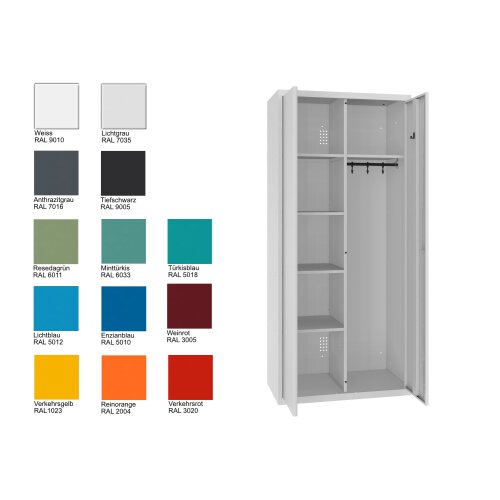 Kleider Wäschespind Select 2 Abteile  Abteilbreite 300mm