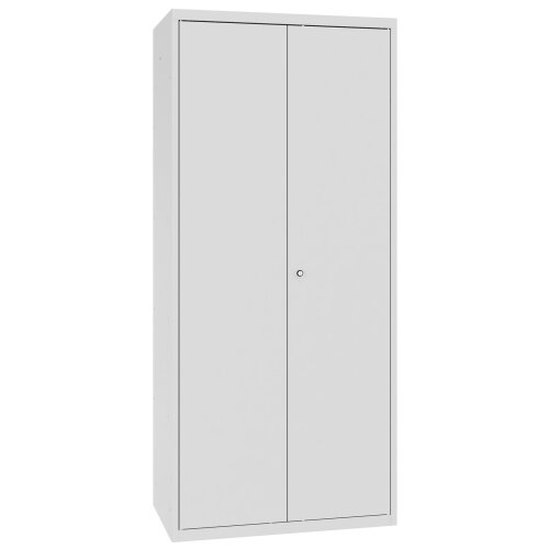 Universalspind Select 80 cm breit Korpus Lichtgrau RAL 7035 Türen Mint RAL6033