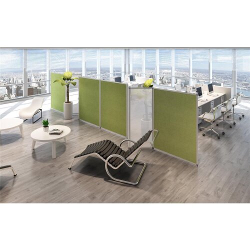 Stellwand mit Stoffbezug Höhe 140 cm