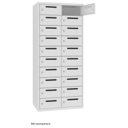 Postverteilerschrank 20 Fächer Tiefe 30cm...