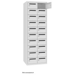 Postverteilerschrank 20 Fächer Abteilbreite 300mm...