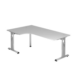 Winkelschreibtisch 90° höhenverstellbar 200x120...