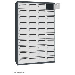 Postverteilerschrank 40 Fächer Abteilbreite 273mm...