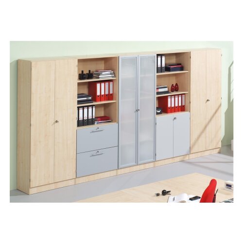 Regal 3OH, Sockelblende Ahorn