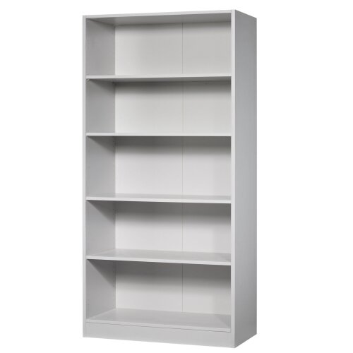 Regal breit 5OH, Sockelblende Grau