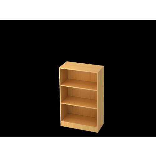 Regal 3OH, Sockelblende Weiß