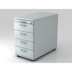 Standcontainer mit 4 Schubladen, 1 x Utensilienfach, 80...