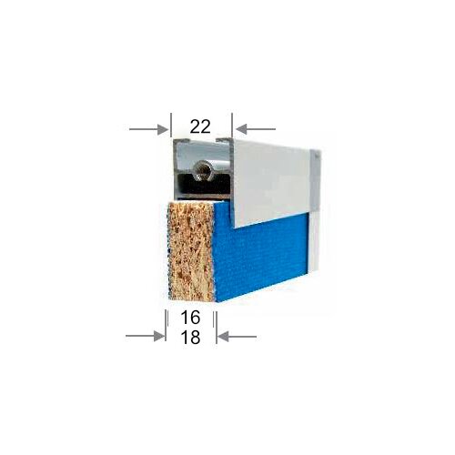 Tischtrennwand Easy  Höhe 60 cm mit Acrylglas
