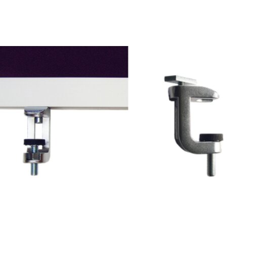 Akustik Tischtrennwand Höhe 80 cm