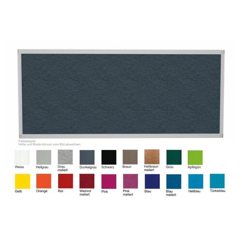 Akustik Tischtrennwand Ultra Höhe 40 cm