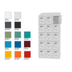 Fächerschrank mit Lademöglichkeit Select 15...