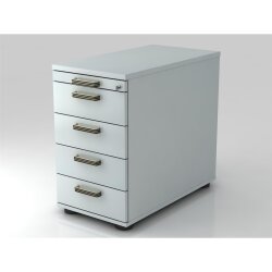 Standcontainer mit 4 Schubladen, 1 x Utensilienfach, 80...