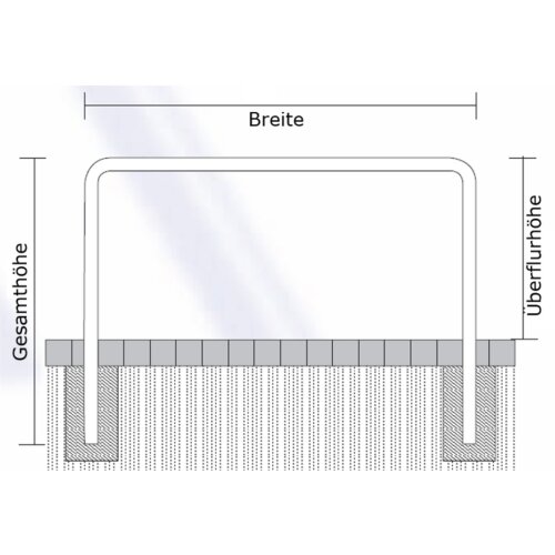 Anlehnbügel/Absperrbügel Usedom