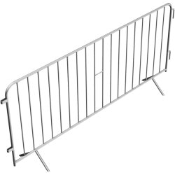 Absperrgitter Typ E aus Stahl, Länge 2480 mm, mit...