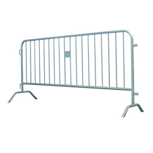 Absperrgitter Typ U aus Stahl, Länge ca. 2500 mm, mit angeschweißten Füßen