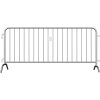Absperrgitter Typ U aus Stahl, Länge ca. 2500 mm, mit angeschweißten Füßen