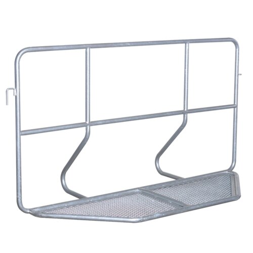 Absperrgitter Police L mit Auftrittplatte, starr