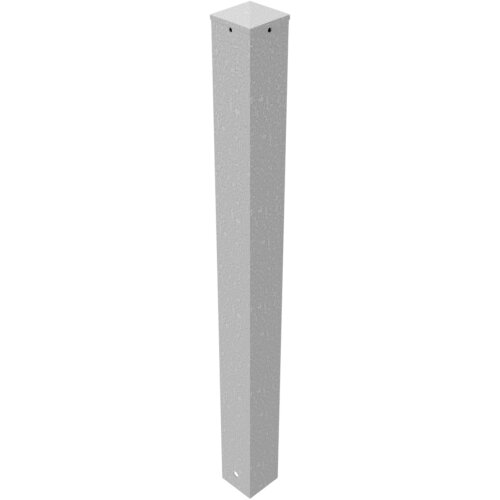 Absperrpfosten Bollard 100 x 100 mm Bauart feststehend  Befestigung zum Einbetonieren  Gesamtlänge 1250