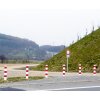 Absperrpfosten Bollard 100 x 100 mm Bauart feststehend  Befestigung zum Einbetonieren  Gesamtlänge 1250