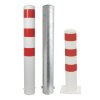 Stahlrohrpoller/Rammschutzpoller Bollard Ø 152 mm Befestigung zum Einbetonieren  Gesamtlänge 1200 Option mit aufgeschweißter Stahlkappe