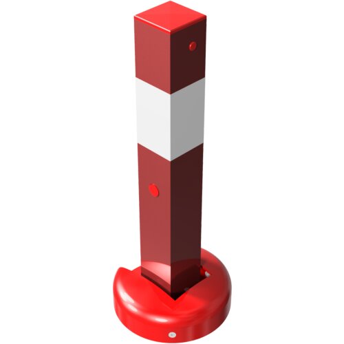 Absperrpfosten Bollard Leipzig 70 x 70 mm