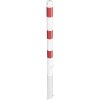 Absperrpfosten Bollard Ø 60 mm Bauart herausnehmbar  Befestigung zum Einbetonieren inkl. Bodenhülse  Gesamtlänge 1300