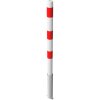 Absperrpfosten Bollard Ø 60 mm Bauart herausnehmbar  Befestigung zum Einbetonieren inkl. Bodenhülse  Gesamtlänge 1300