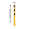 Stahlrohrpoller/Rammschutzpoller Bollard Ø 60 mm