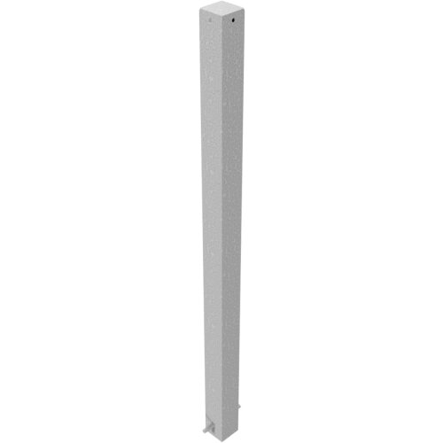 Absperrpfosten Bollard 70 x 70 mm Bauart feststehend  Befestigung zum Einbetonieren  Gesamtlänge 1300