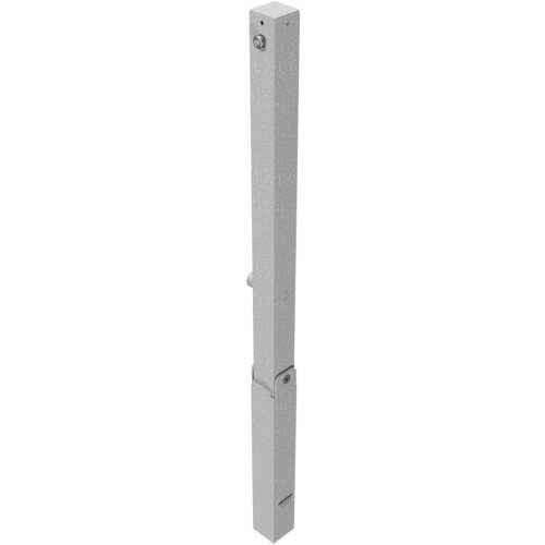 Absperrpfosten Bollard 70 x 70 mm, umlegbar mit Hebe- und Kippmechanik